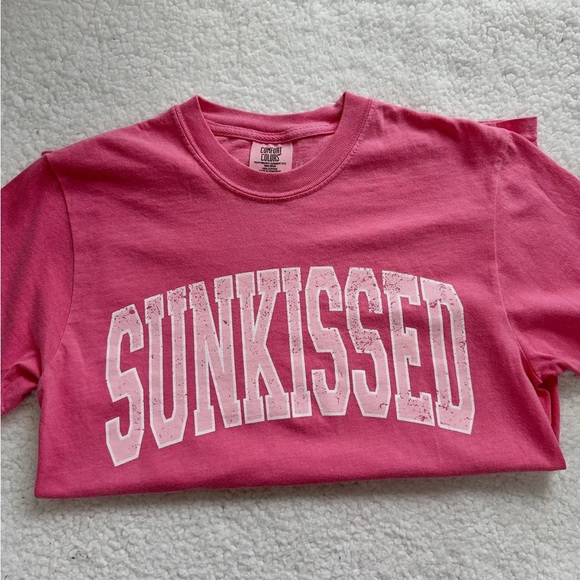 New pink colorblock oversized T-Shirt - Picture 3 of 4